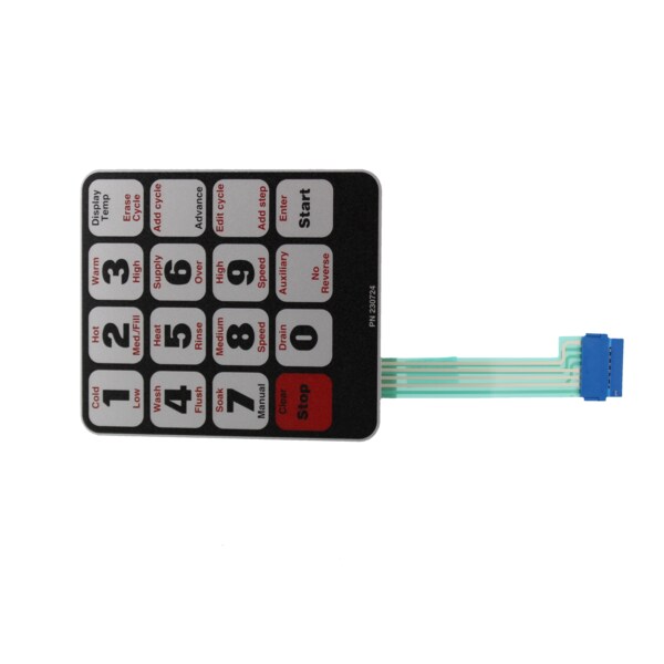 DECAL KEYPAD WE6 UW/UF PKG